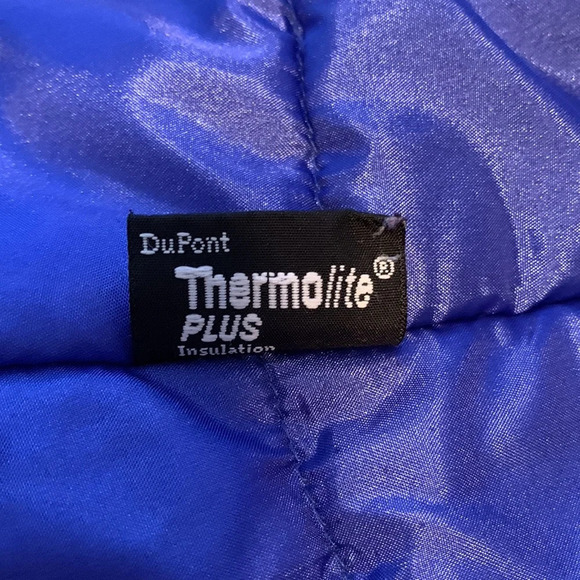 Obermeyer northern lights thermolite size 10 purple periwinkle ski coat Davos - Picture 12 of 15